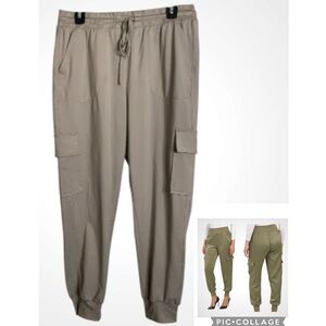 Rachel Zoe Women’s Cargo Pants - Tan - Joggers - Large
